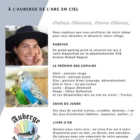 De L'arc En Ciel לינה וארוחת בוקר 3*