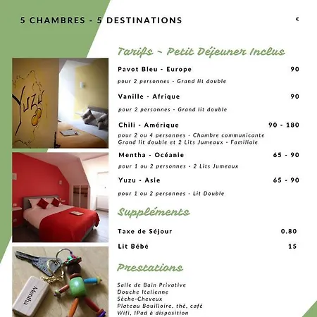 Bed & Breakfast De L'arc En Ciel 3*